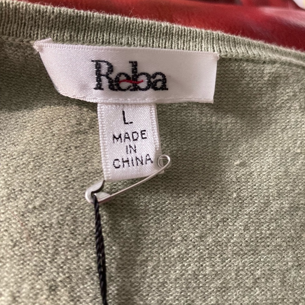 NWT Reba Sleeveless Blouse Size Large - Picture 8 of 10